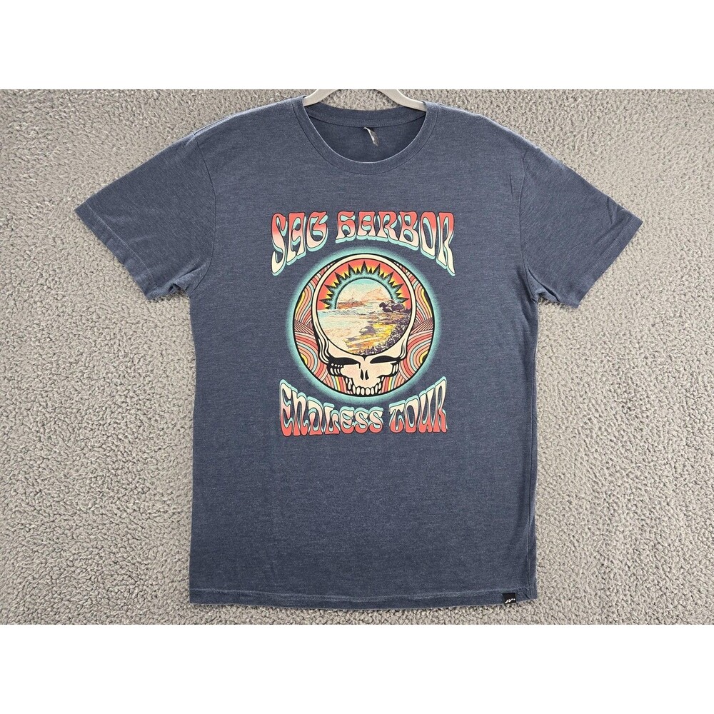 Grateful Dead Shirt Mens Large Sag Harbor Skull Endless Tour Music Band Tee